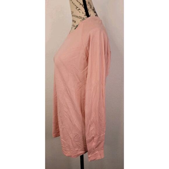 Lululemon Pullover Womens 12 Run Swiftly Long Sleeves Thumbholes Light Pink - Picture 4 of 9